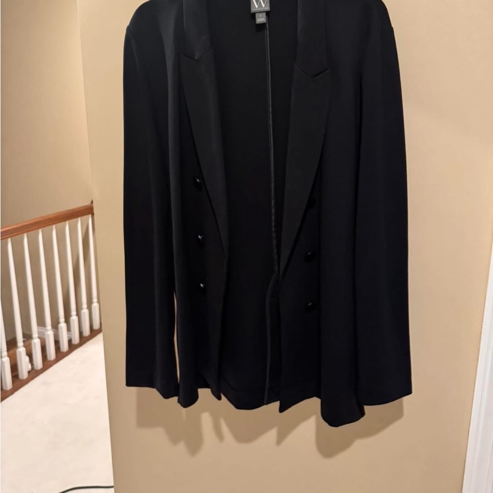 INC International Concepts Classic Black Blazer